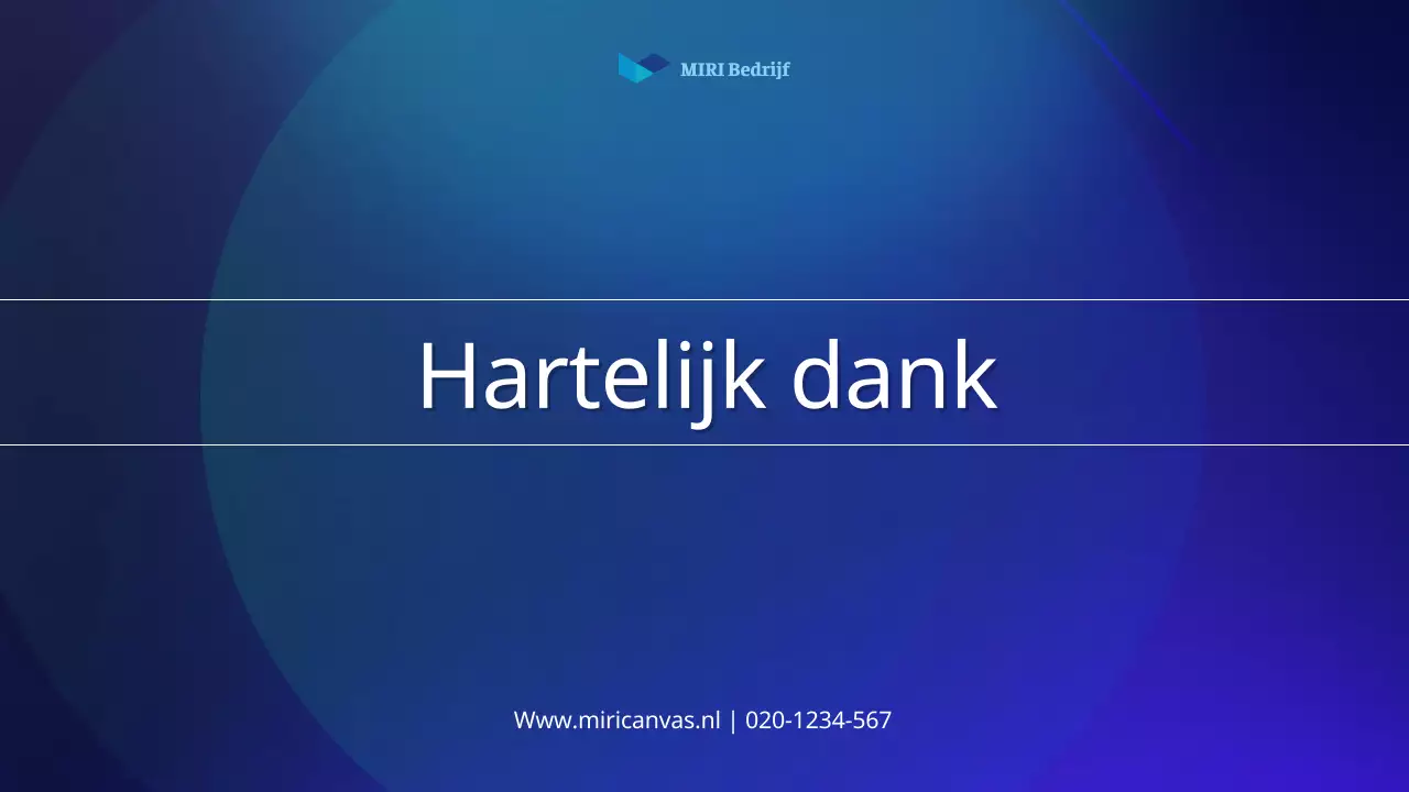 Een eenvoudig aandeelhoudersrapport in blauw