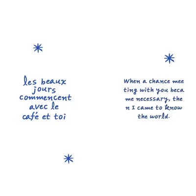 Merchandise yang terinspirasi dari gaya vintage dengan tulisan tangan dan karya seni yang digambar tangan