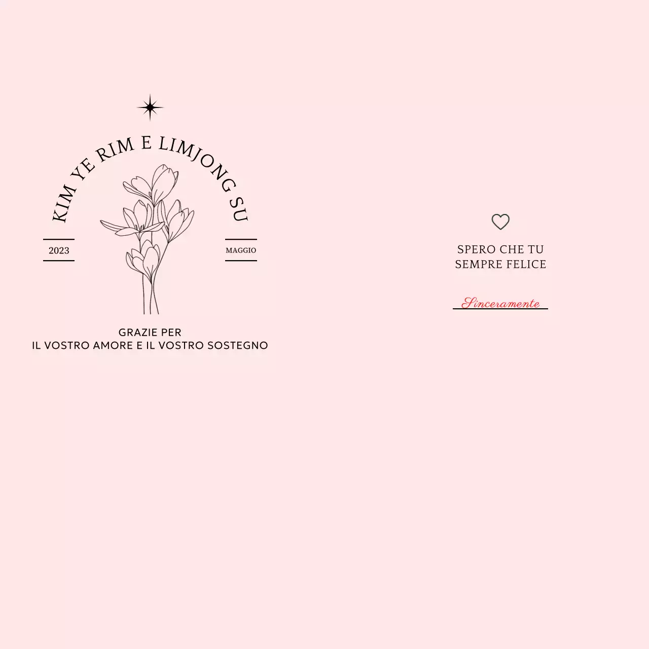 Progettare bomboniere con tipografia e illustrazioni floreali