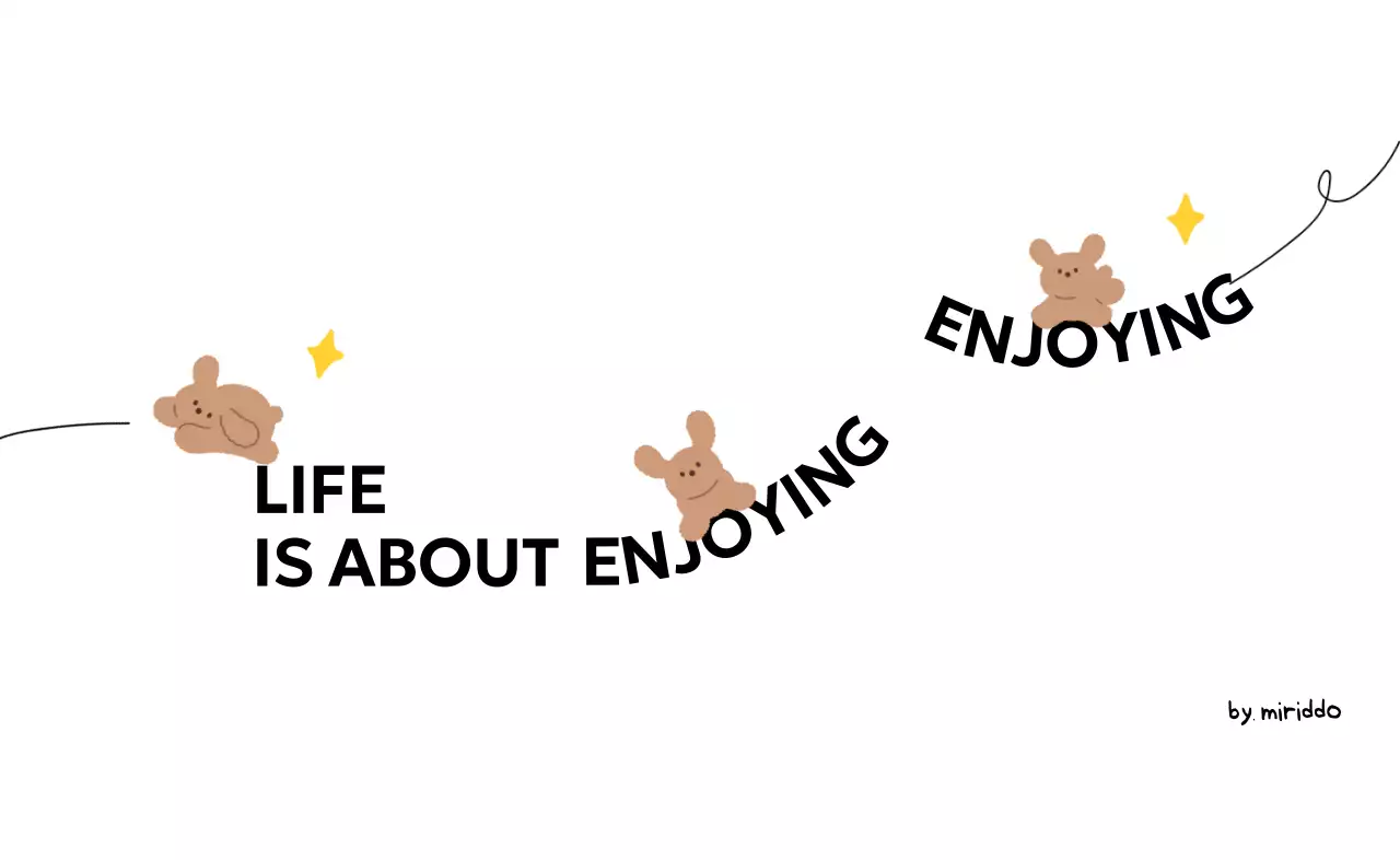 かわいい子犬の絵とドローイングのラインとテキストの組み合わせのパーソナルグッズ