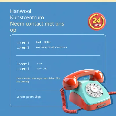 Vintage blauwe en ivoorkleurige openbare aankondigingen