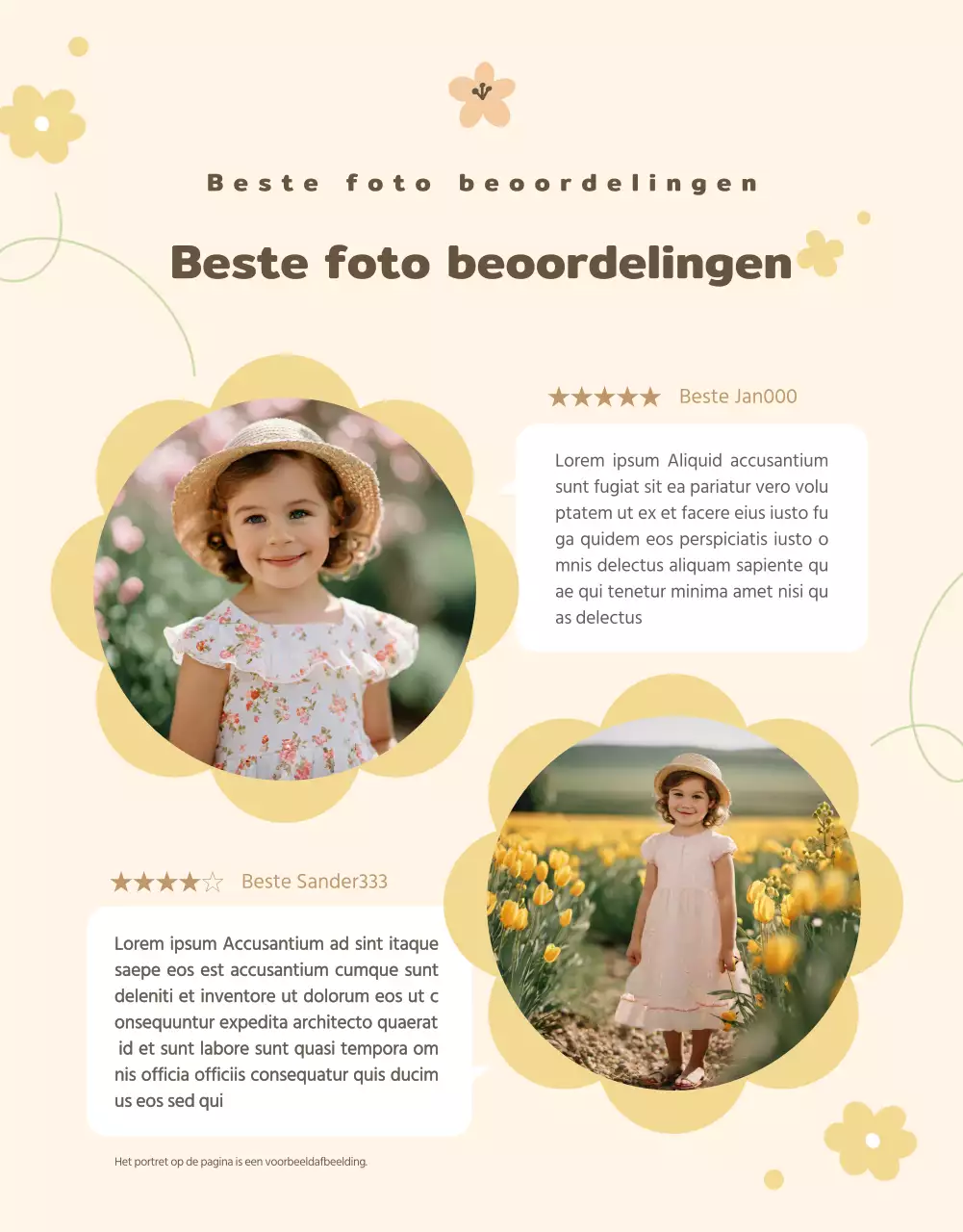 Schattige lentekleding voor kinderen in geel en blauw Productinformatie