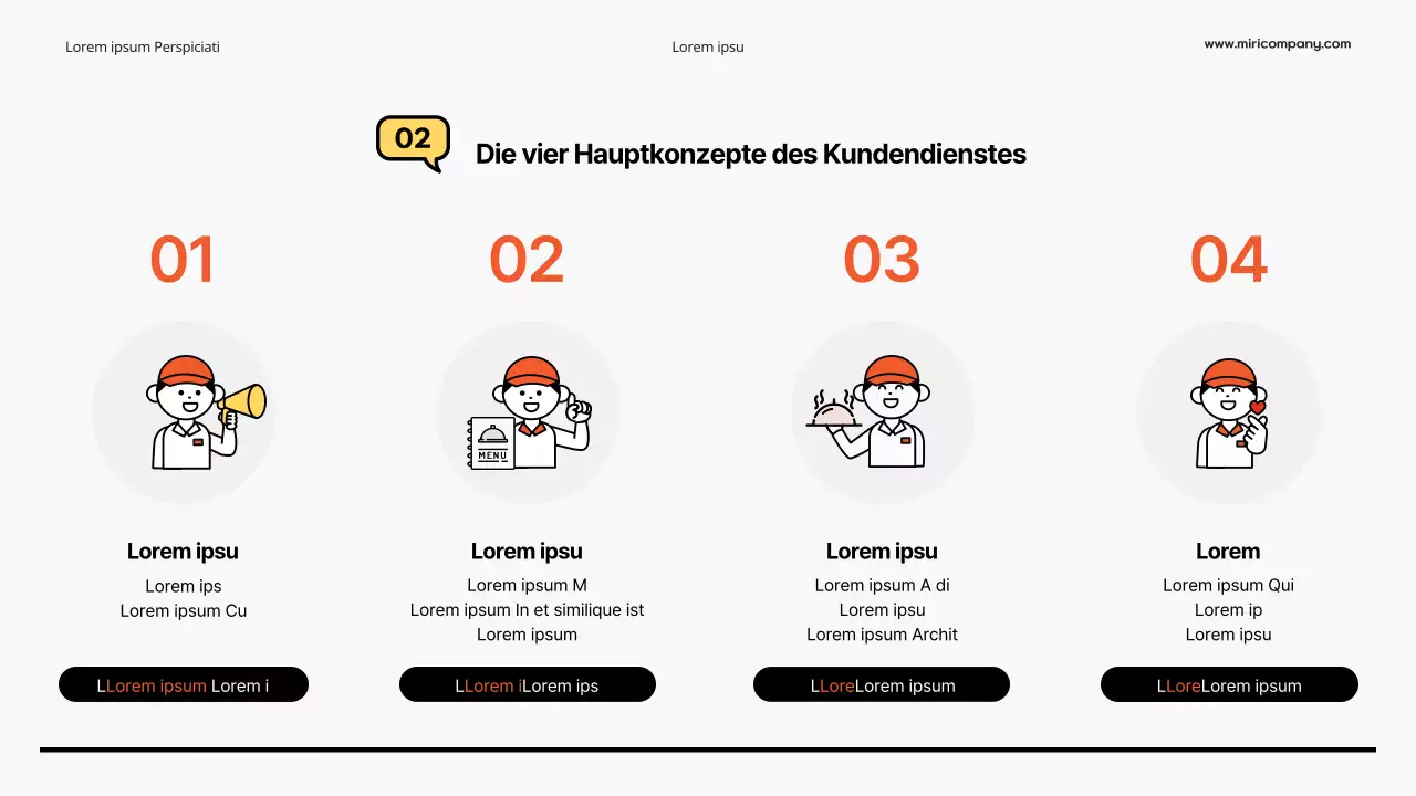 Einfacher gelber und oranger Leitfaden für Teilzeitarbeit
