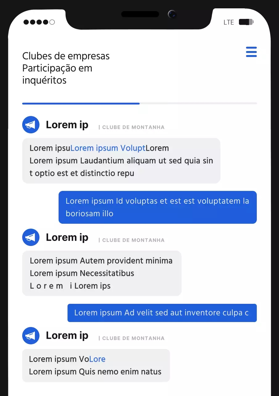 Convite à apresentação de candidaturas para um concurso moderno azul e preto