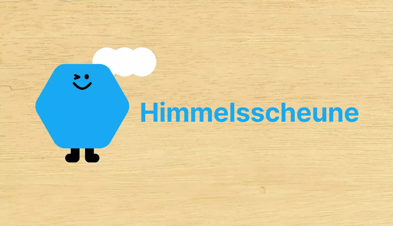 Illustrierter Leitfaden für Vorschulkinder mit blauem Zeichen