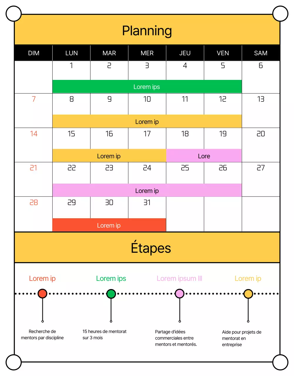 Jaune et vert, des postes de mentors internes très tendance
