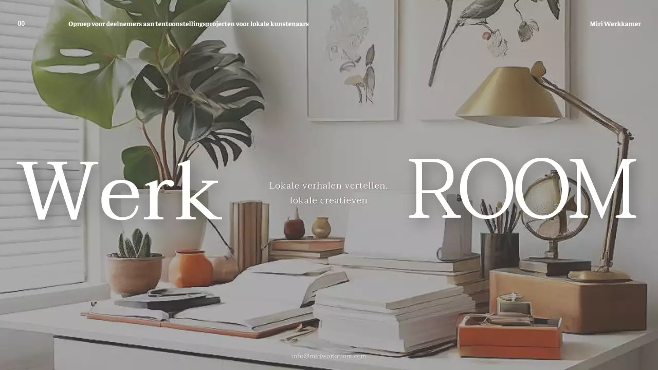 Promoot je verhuurbedrijf met een eenvoudige witte achtergrond