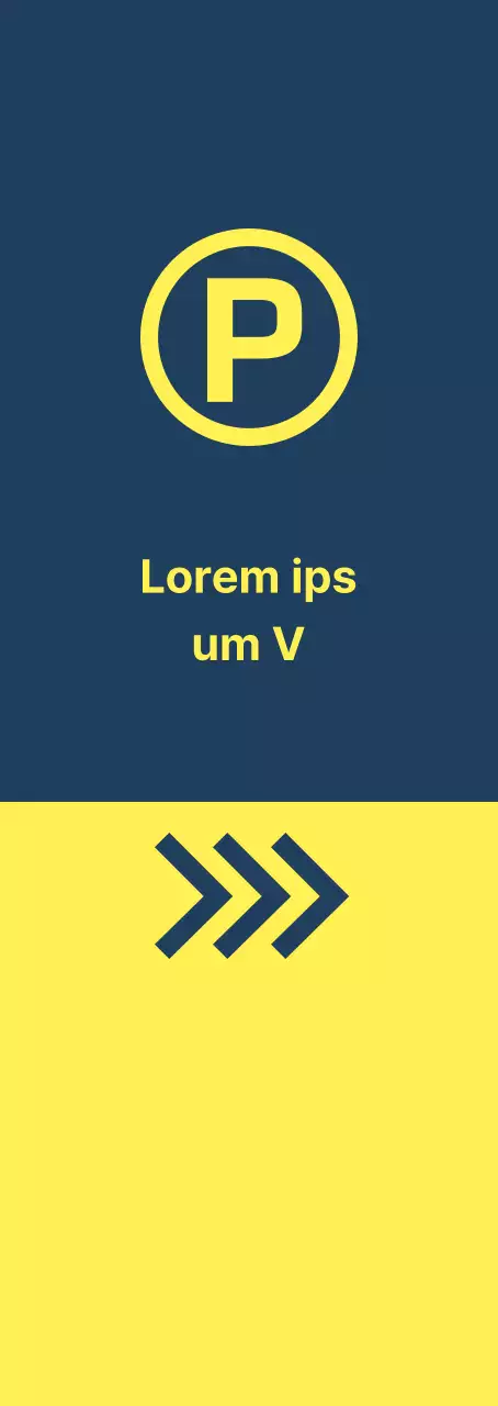 Parcheggi giallo indaco