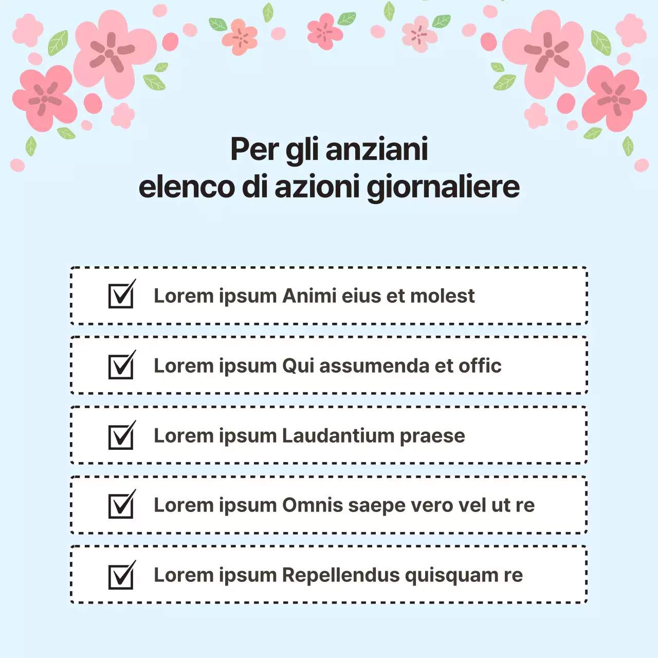 Newsletter sanitaria per anziani rosa e gialla di primavera