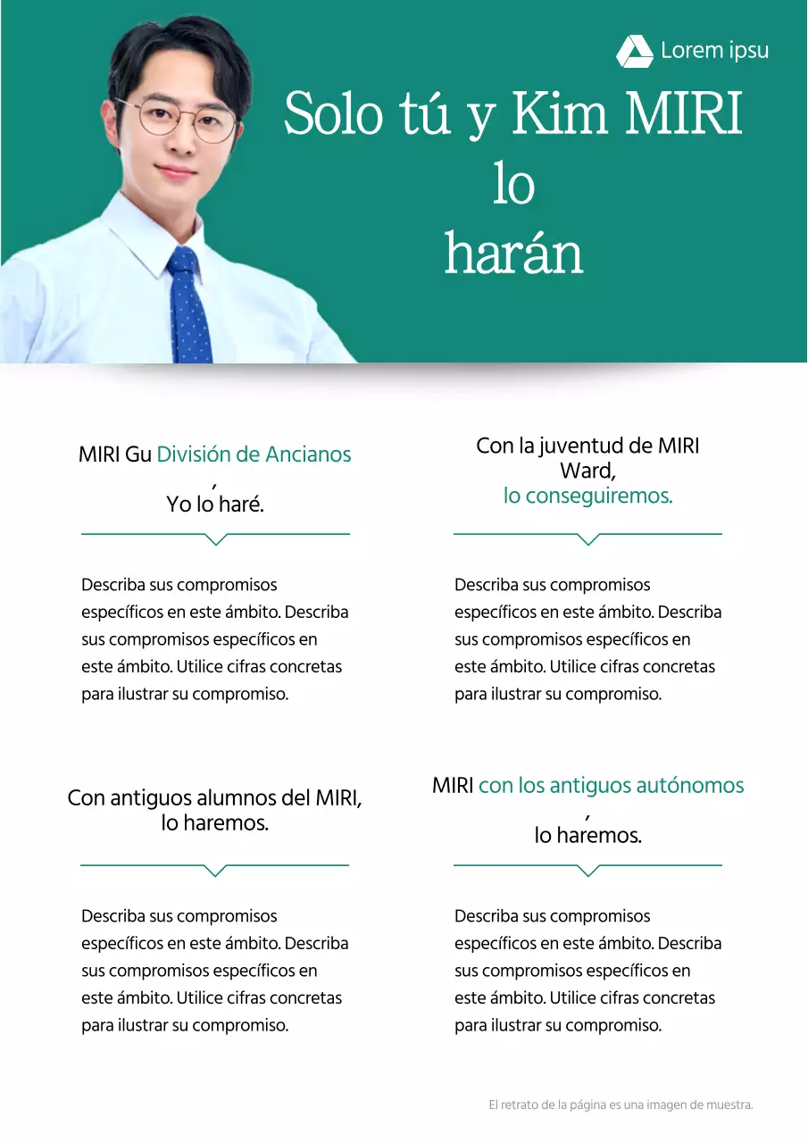 Promocionar a los candidatos a las elecciones con resúmenes y sencillez