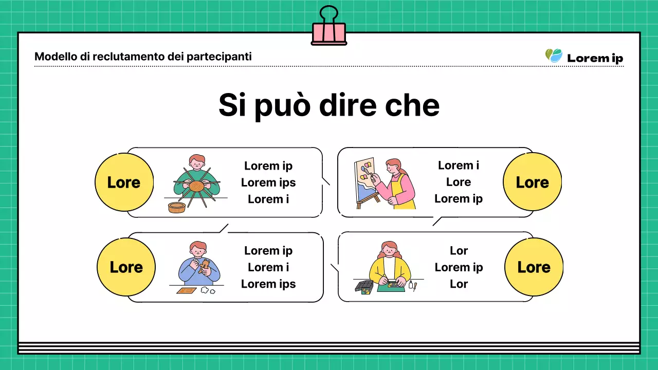 Una guida al reclutamento kitsch verde e gialla per il vostro programma