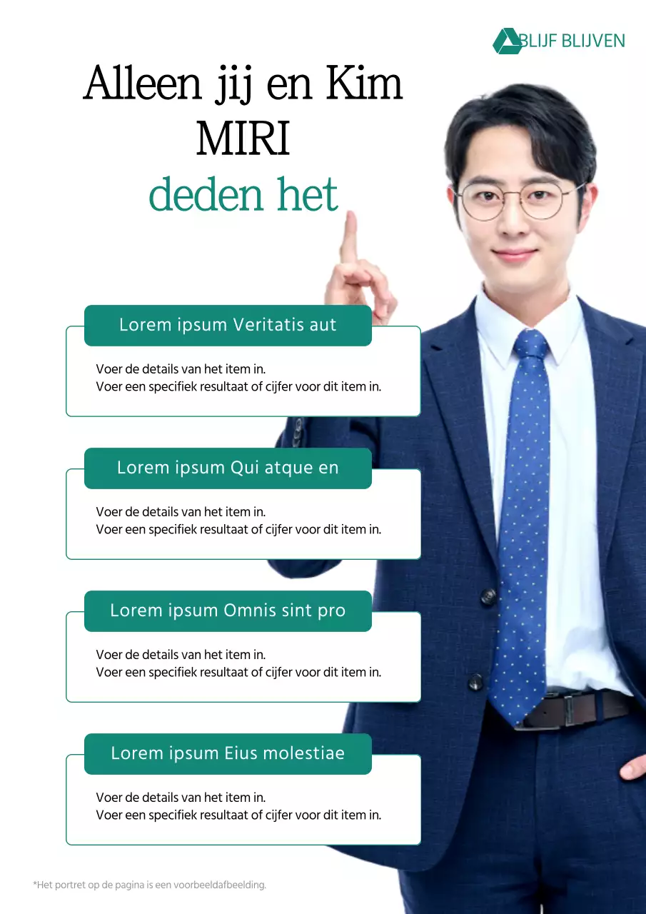 Promoot verkiezingskandidaten met samenvattingen en eenvoud