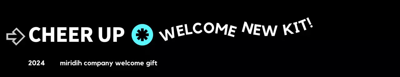 Kit de boas-vindas para empresas com conceitos tipográficos