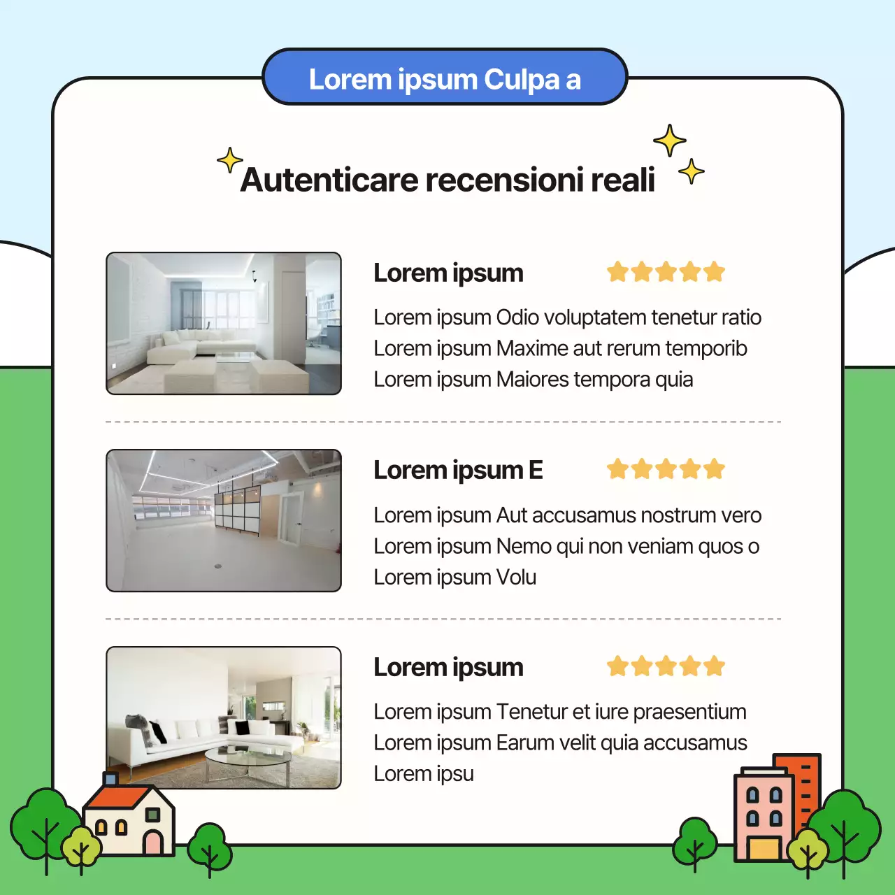 Promuovete la vostra agenzia di pulizia blu e gialla