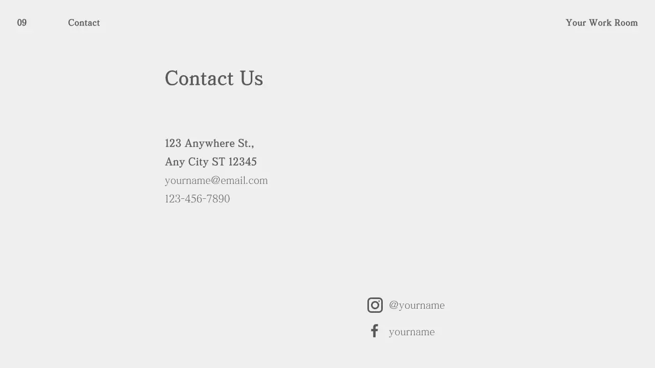 Promote your space rental business with a simple white background