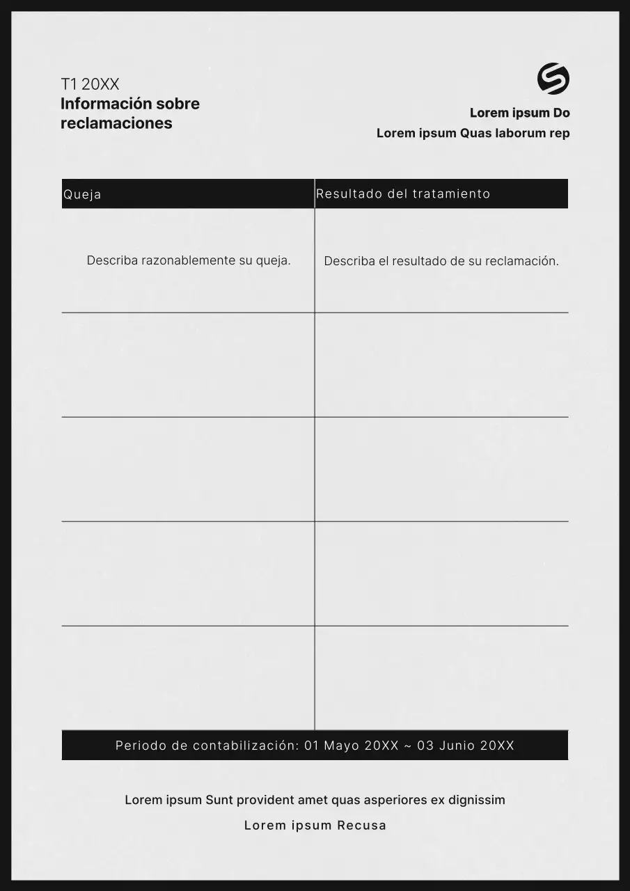 Una sencilla guía de sugerencias en blanco y negro