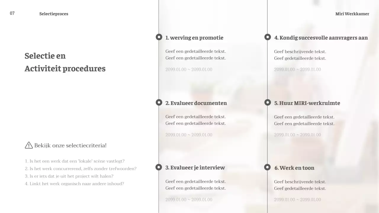 Promoot je verhuurbedrijf met een eenvoudige witte achtergrond