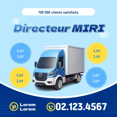 Promouvoir un mouvement simple en jaune et bleu