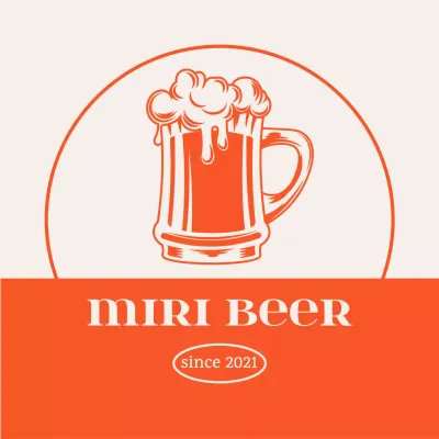 Iklan pub bir oranye