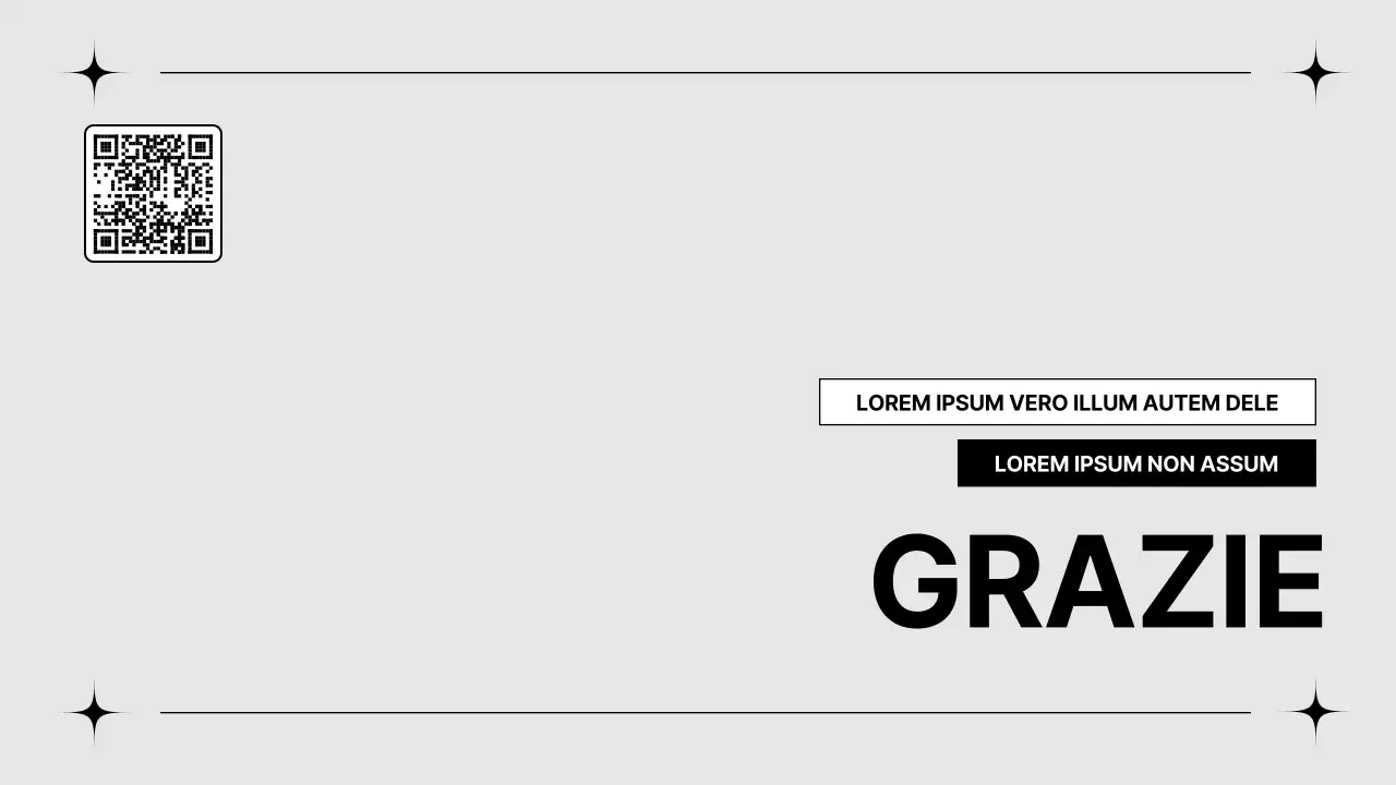 Grigio Moderno modello di prospetto gratuito da utilizzare