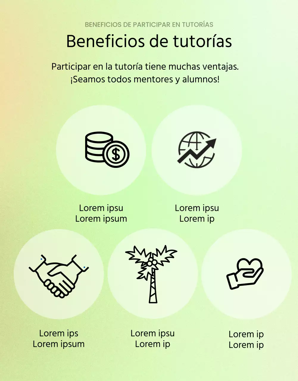 Buscamos personas para unirse a nuestro pequeño y encantador programa de mentores.