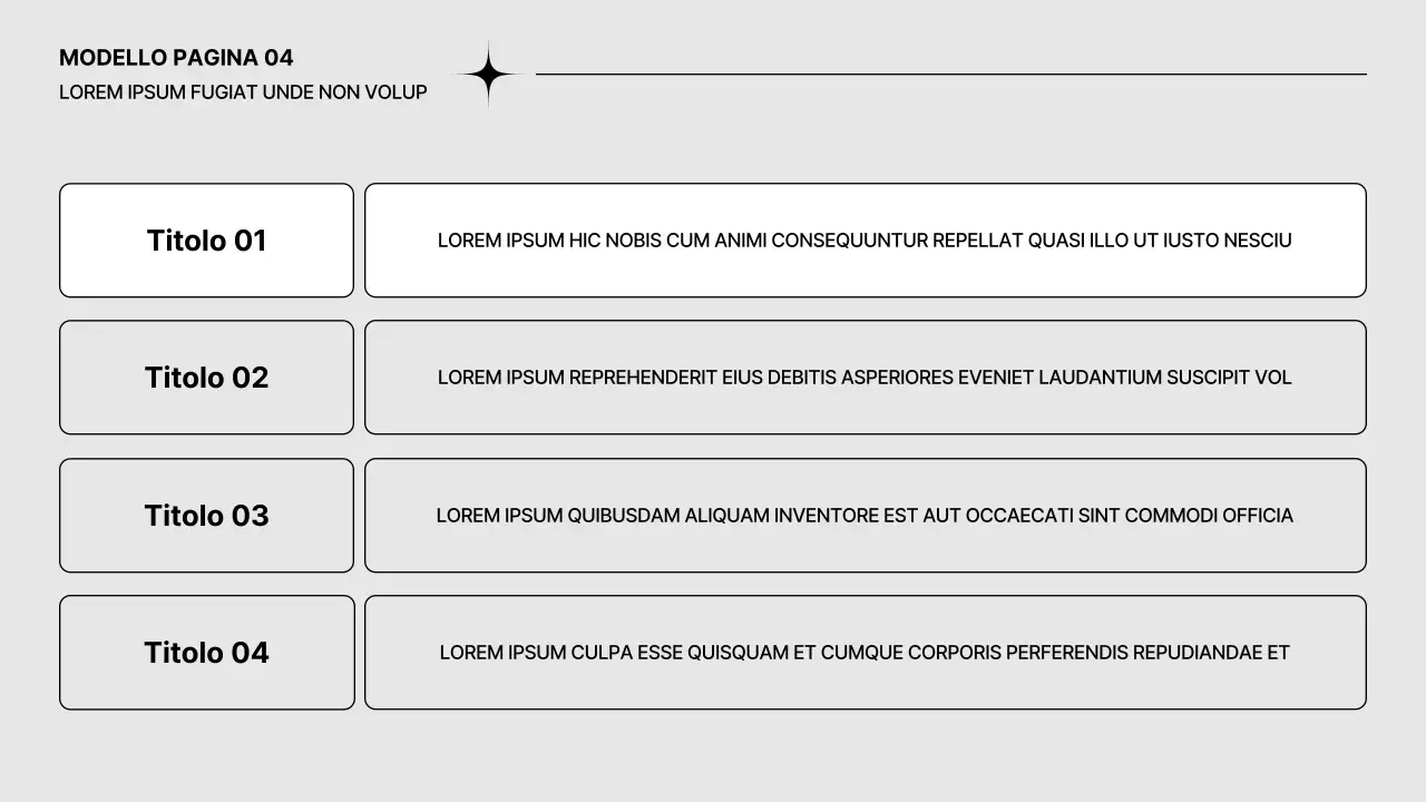 Grigio Moderno modello di prospetto gratuito da utilizzare
