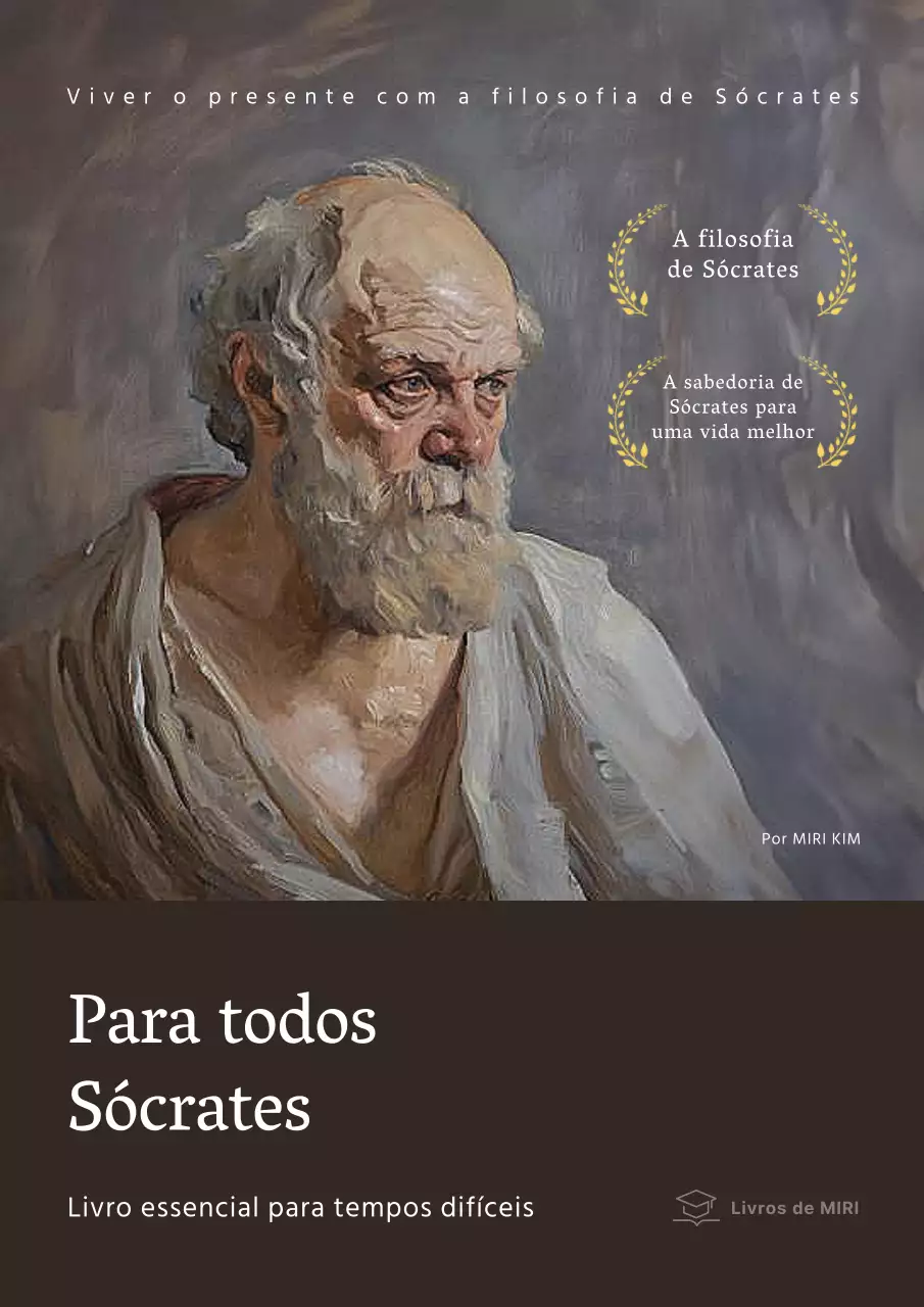 Capa de filósofo moderno em castanho e bege