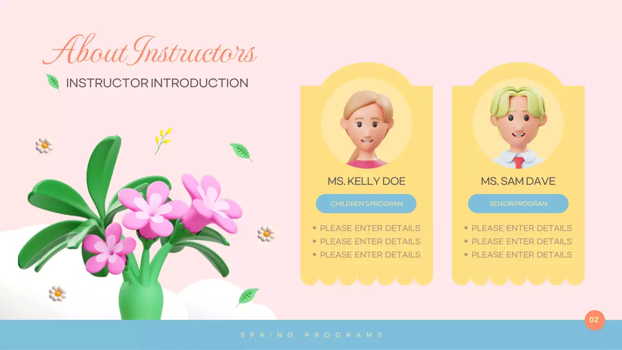 옐로우 컬처 봄 이벤트 홍보 프레젠테이션