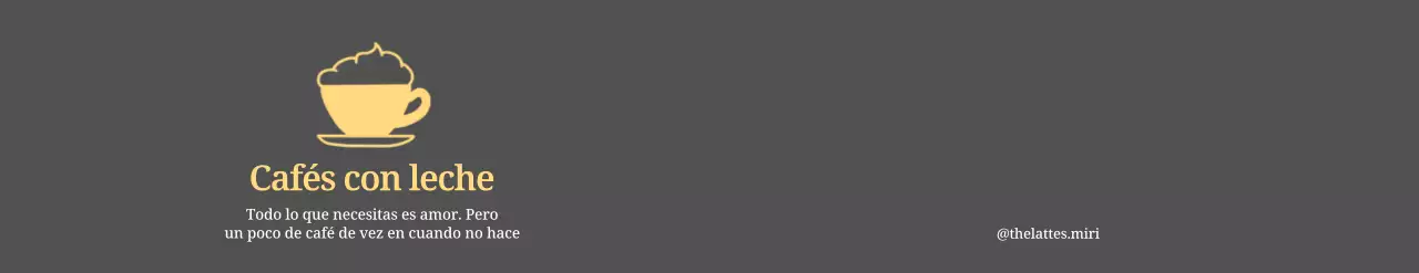 Tranquilizador diseño de cafetería con simpáticas ilustraciones de cafés con leche