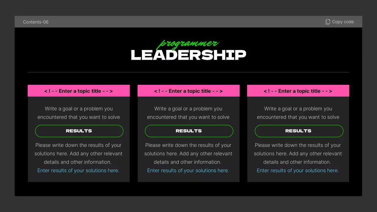 Green Modern Programmer 포트폴리오 프레젠테이션