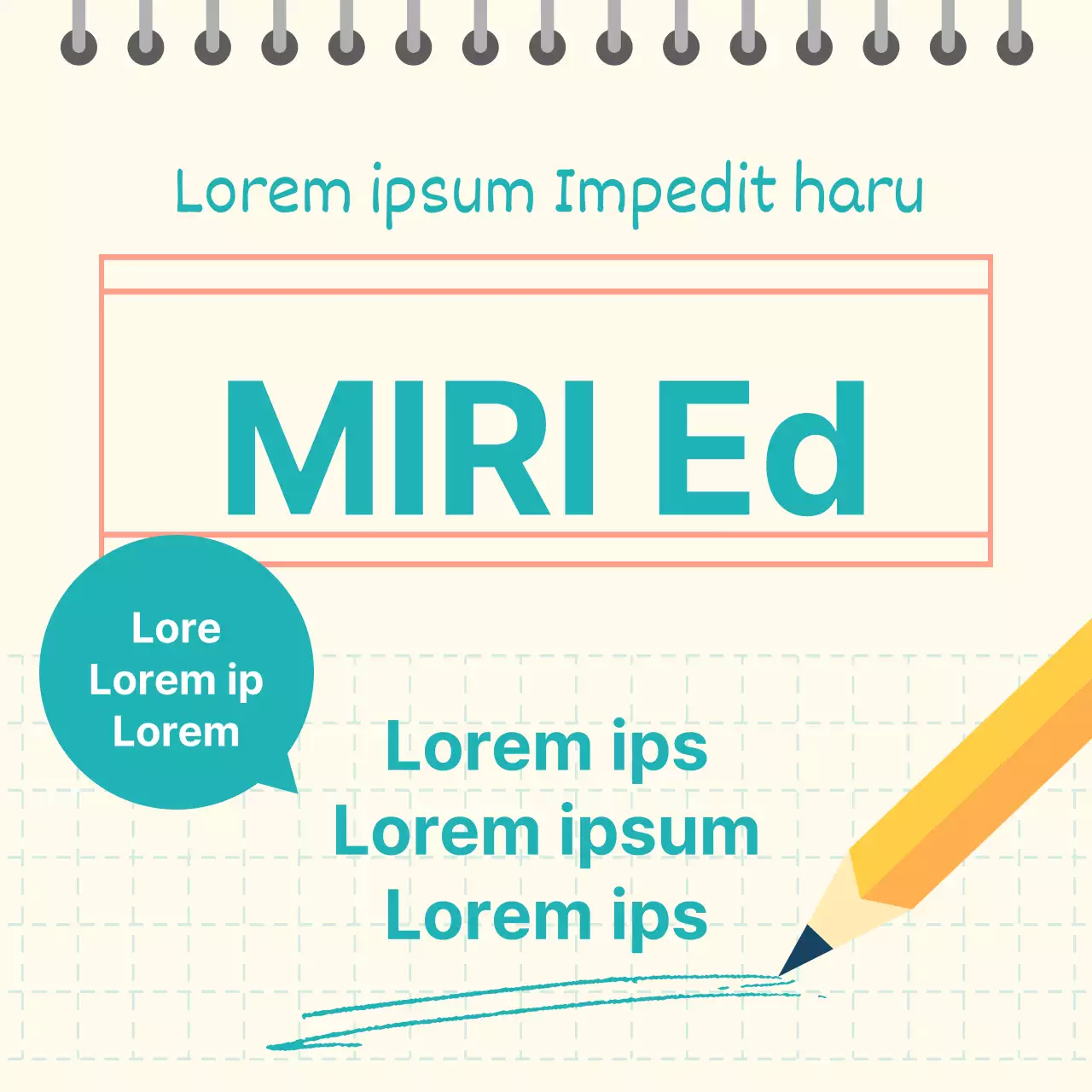 Promover uma escola simples, cor de menta