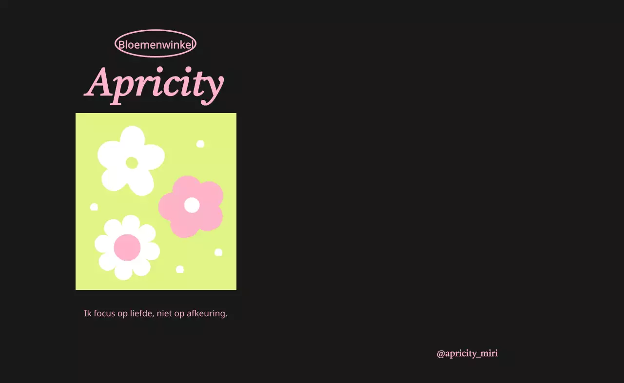 Een schattig bloemenontwerp voor je volgende promotie