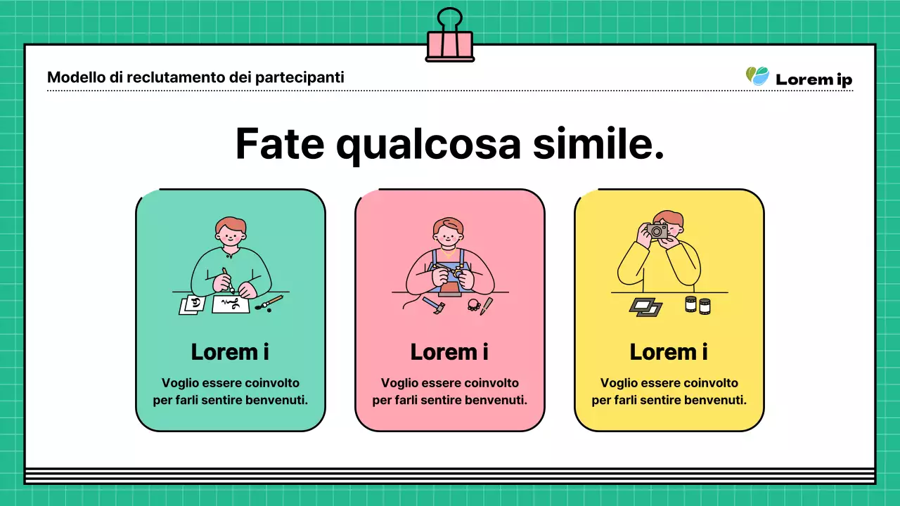 Una guida al reclutamento kitsch verde e gialla per il vostro programma