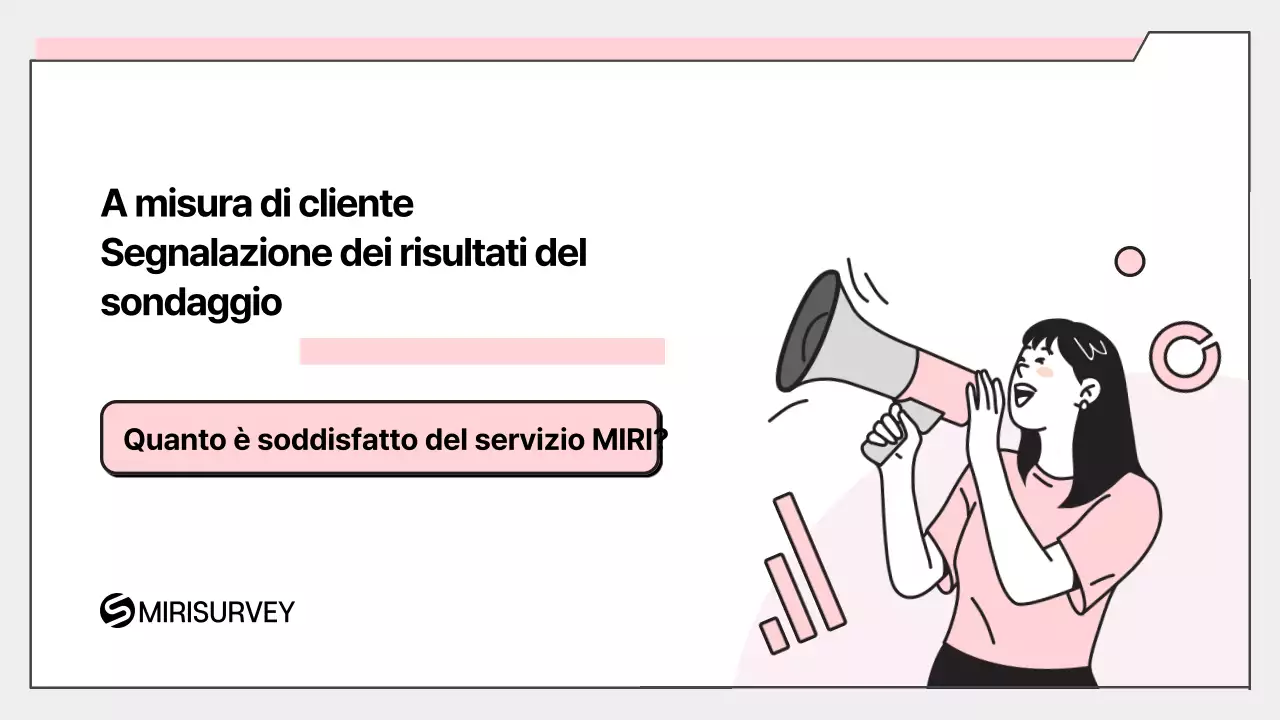Rapporto sui risultati del sondaggio rosa semplice