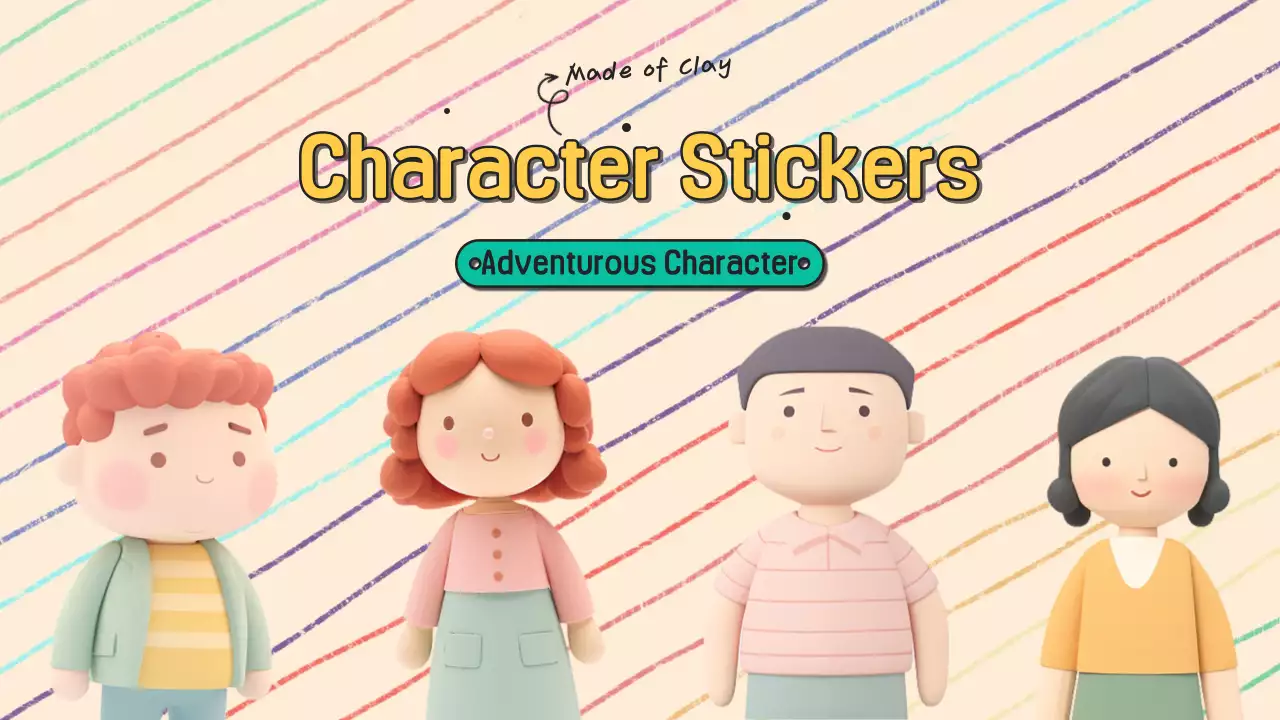 Beige Simple Character Promotion Presentation