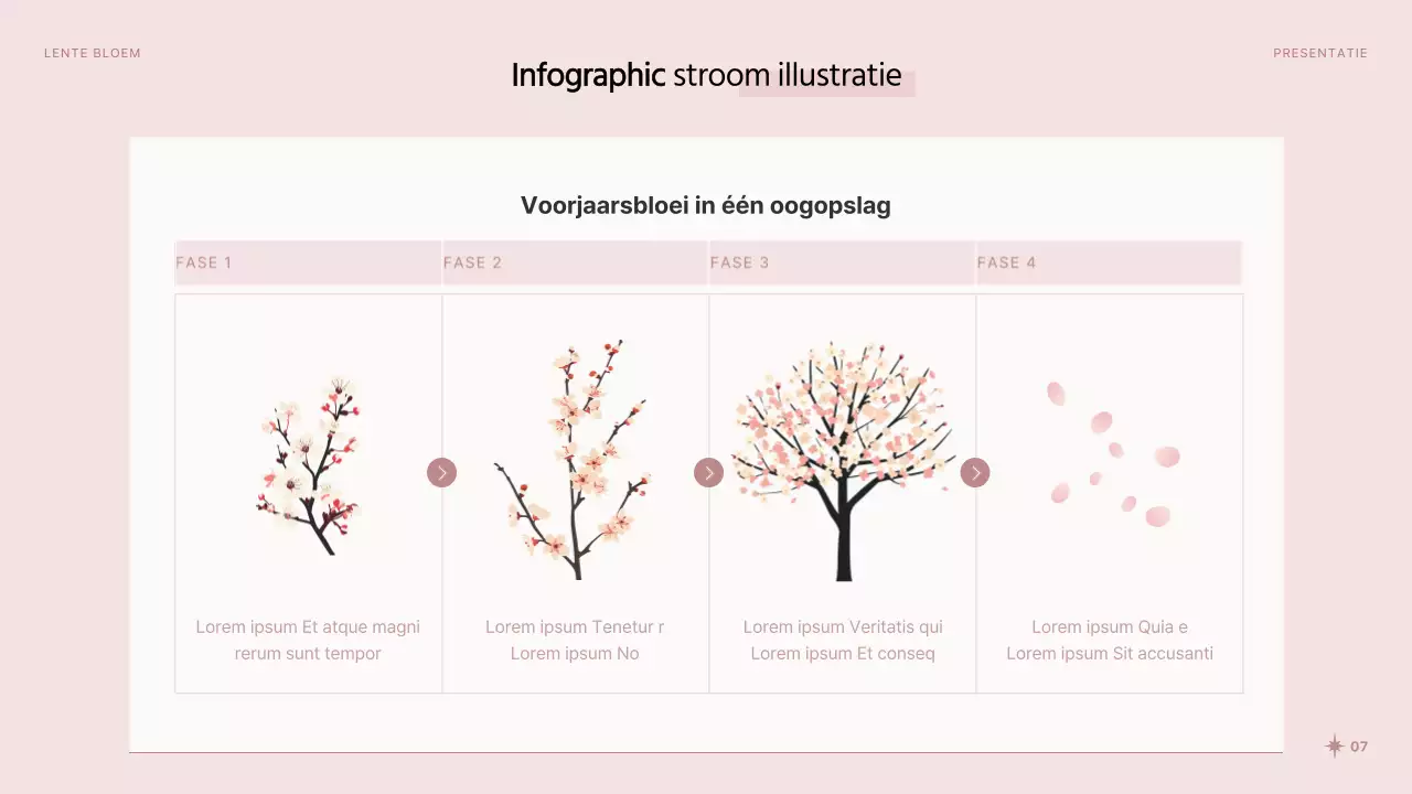 Mooie voorjaarsbloemen in roze en witte presentatie