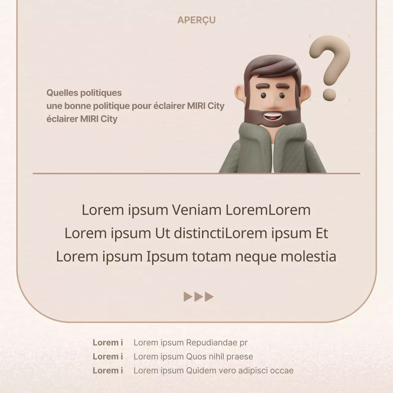 Rapport sur la politique civique rose vif et orange