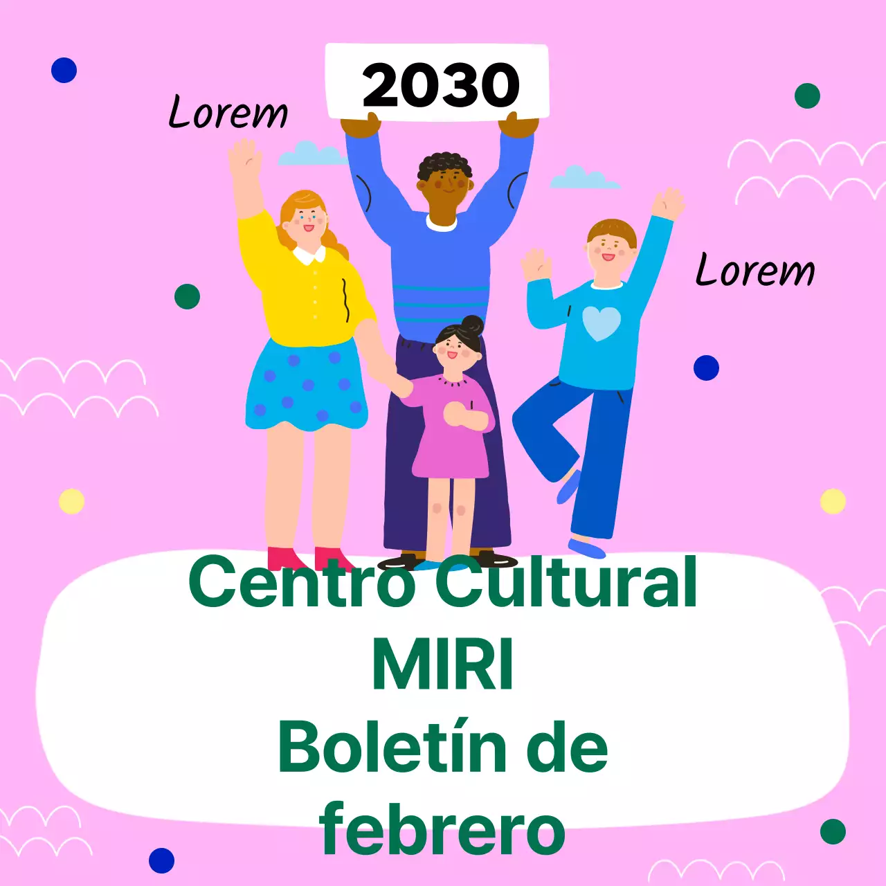 Boletines informativos en azul y verde Miniatura principal del puesto