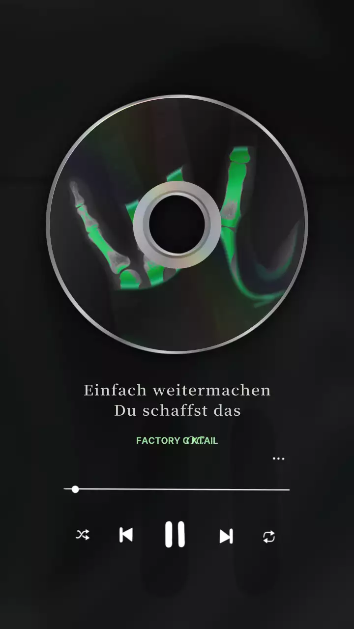 Eine trendige Cocktailbar in schwarz und khaki Social Media Posts