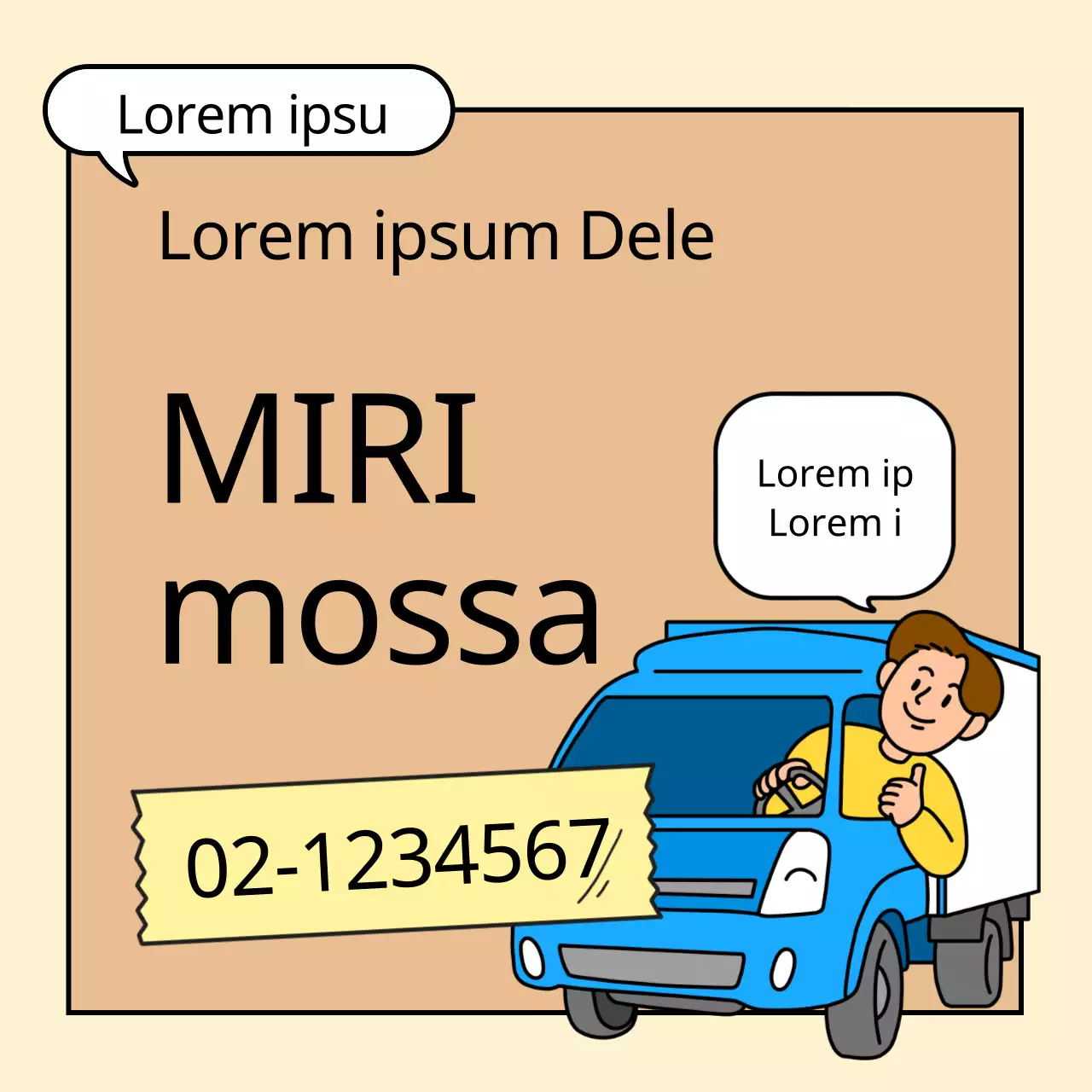 Promuovere una mossa di tendenza in beige e azzurro