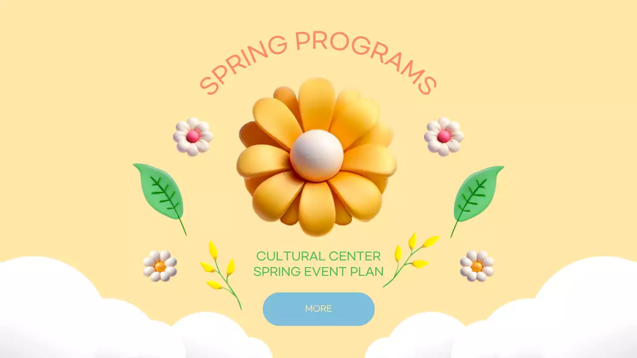 옐로우 컬처 봄 이벤트 홍보 프레젠테이션