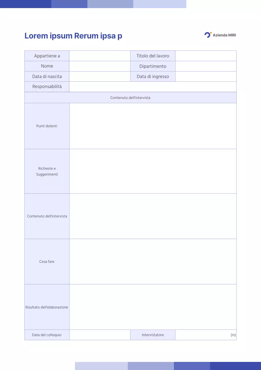 Materiale di formazione aziendale semplice in viola e malva
