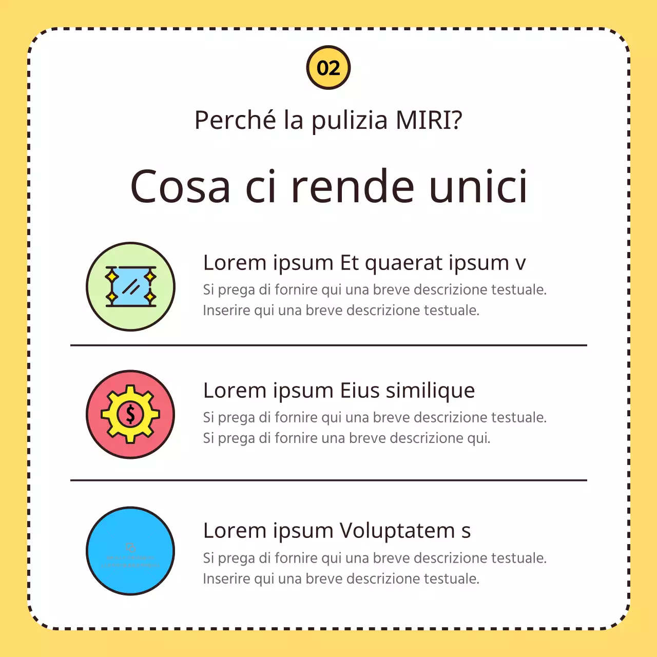 Promuovete la vostra impresa di pulizie gialla e carina