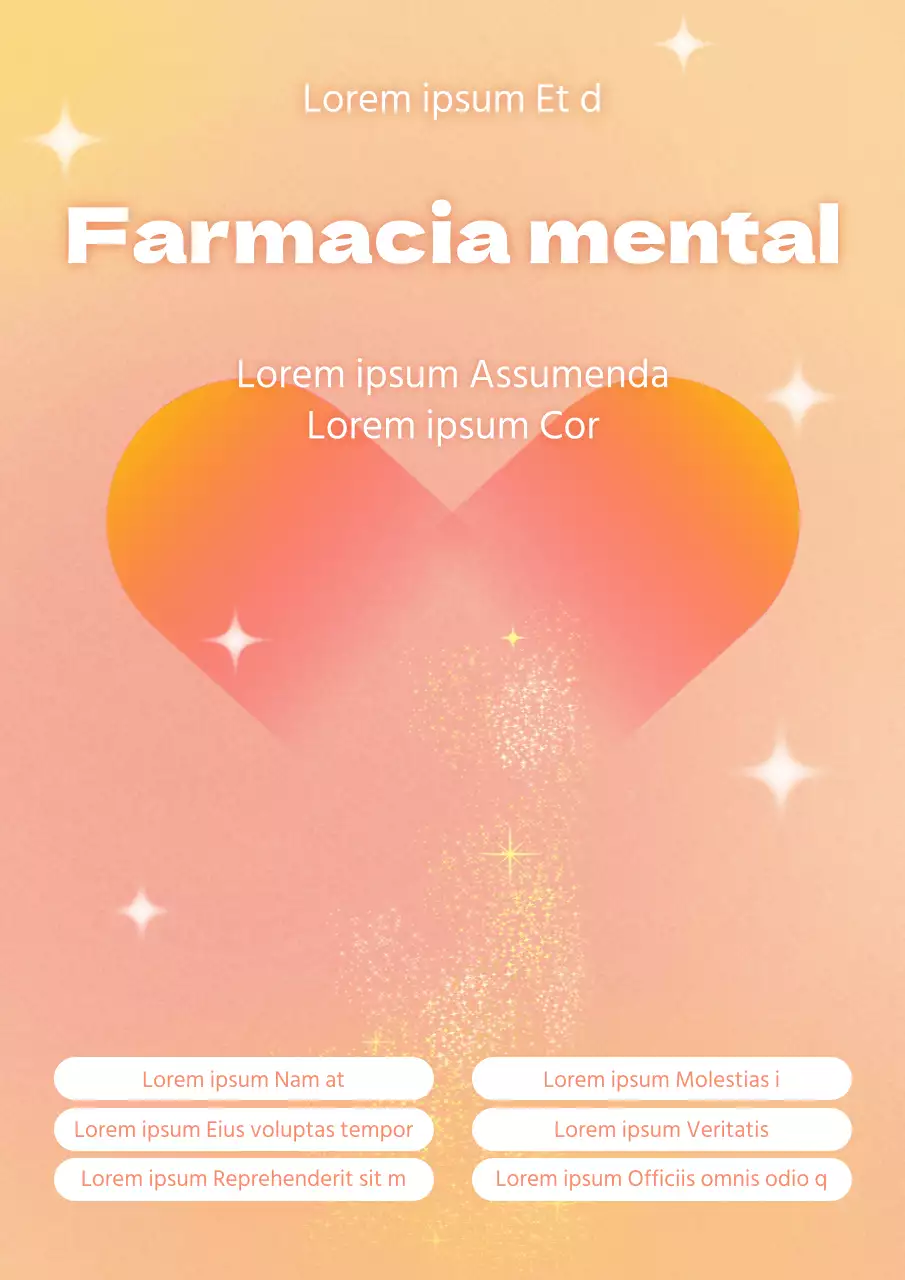 Anuncios de voluntarios de asesoramiento psicológico en blanco y naranja, de moda