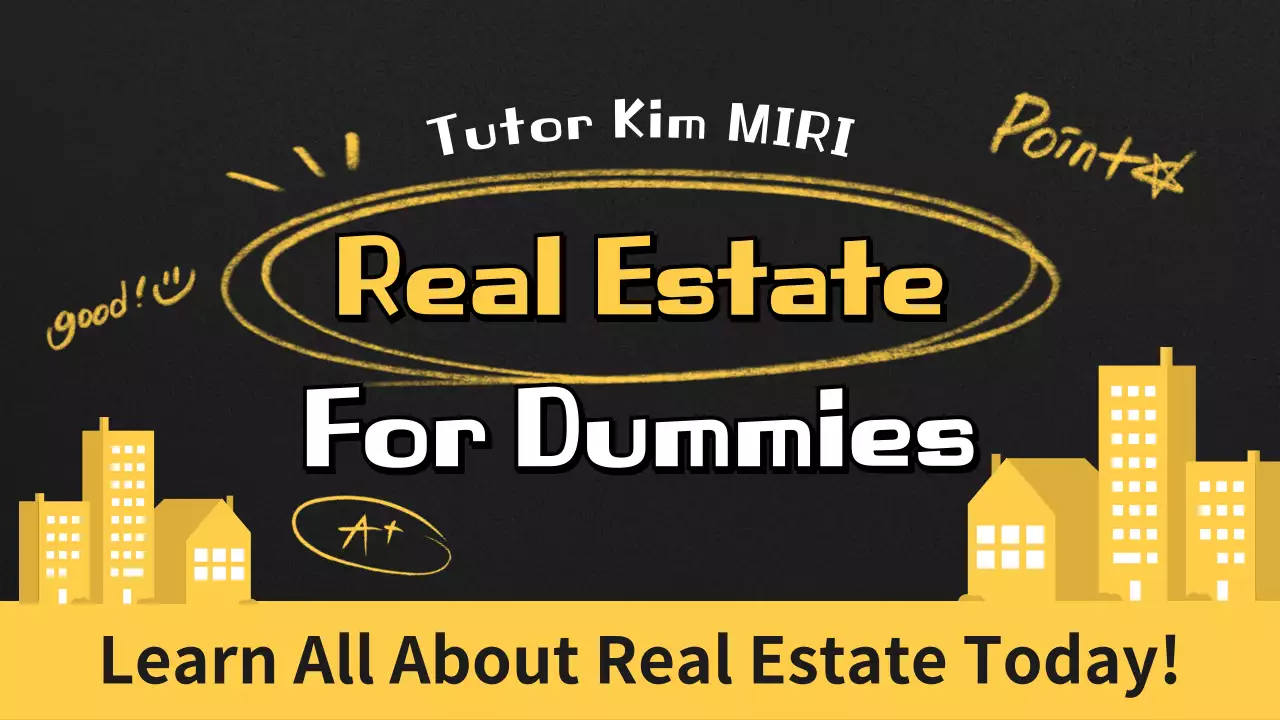 Black Simple Real Estate Course YouTube Thumbnail