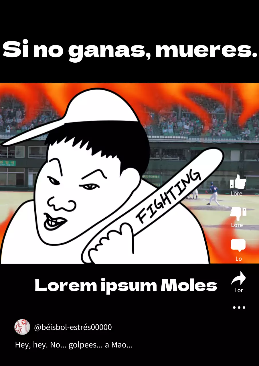 Tuit meme de béisbol de Black's Sickness