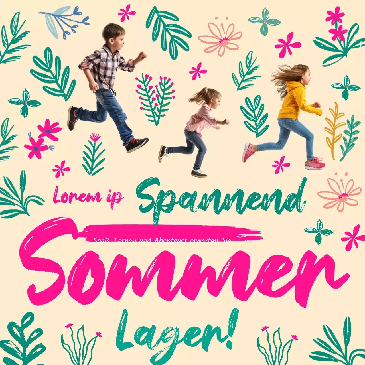 Nimm an unserem aufregenden Sommercamp teil!