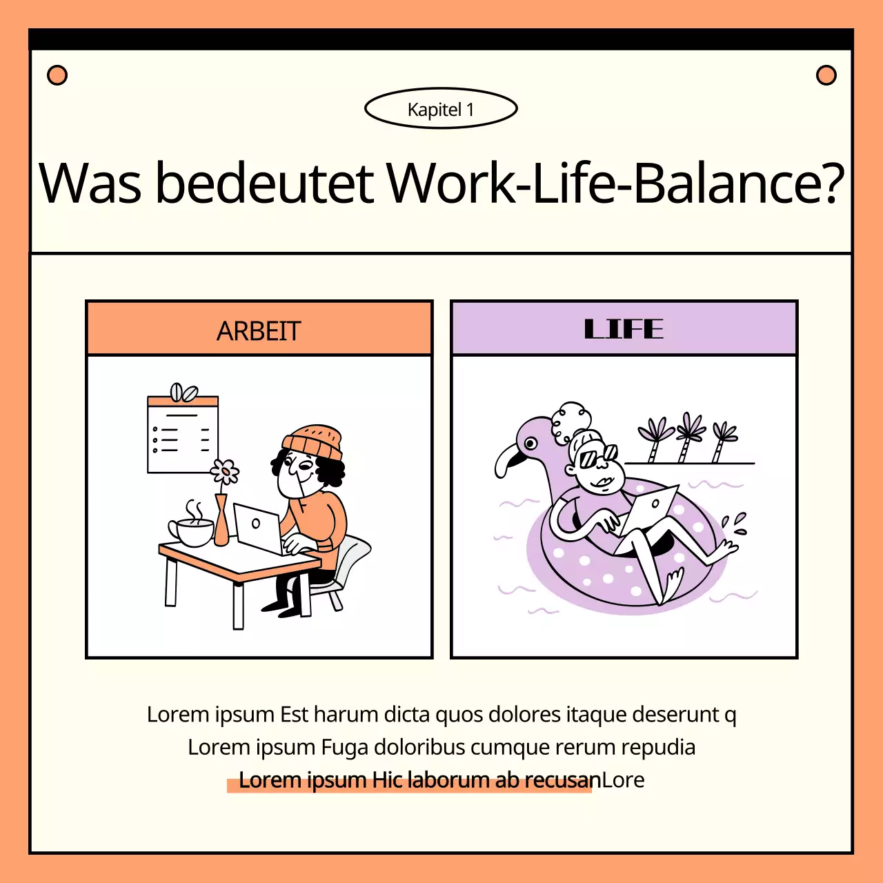 Über die einfachen Tipps zur Vereinbarkeit von Beruf und Familie von Orange und Bora