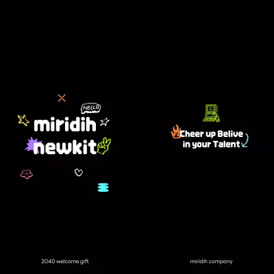 Perlengkapan selamat datang dengan konsep seni piksel yang trendi