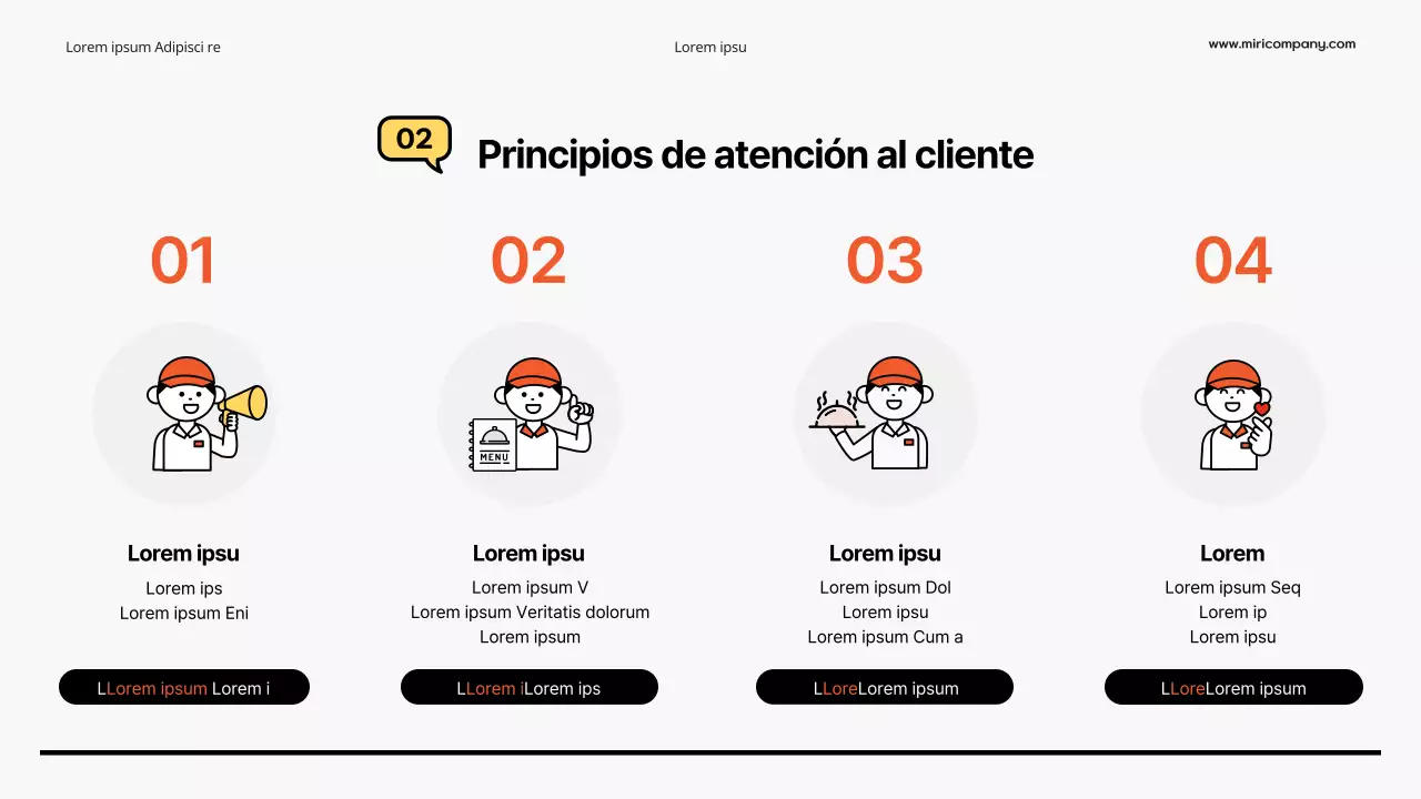 Guía manual sencilla de trabajo a tiempo parcial de color amarillo y naranja